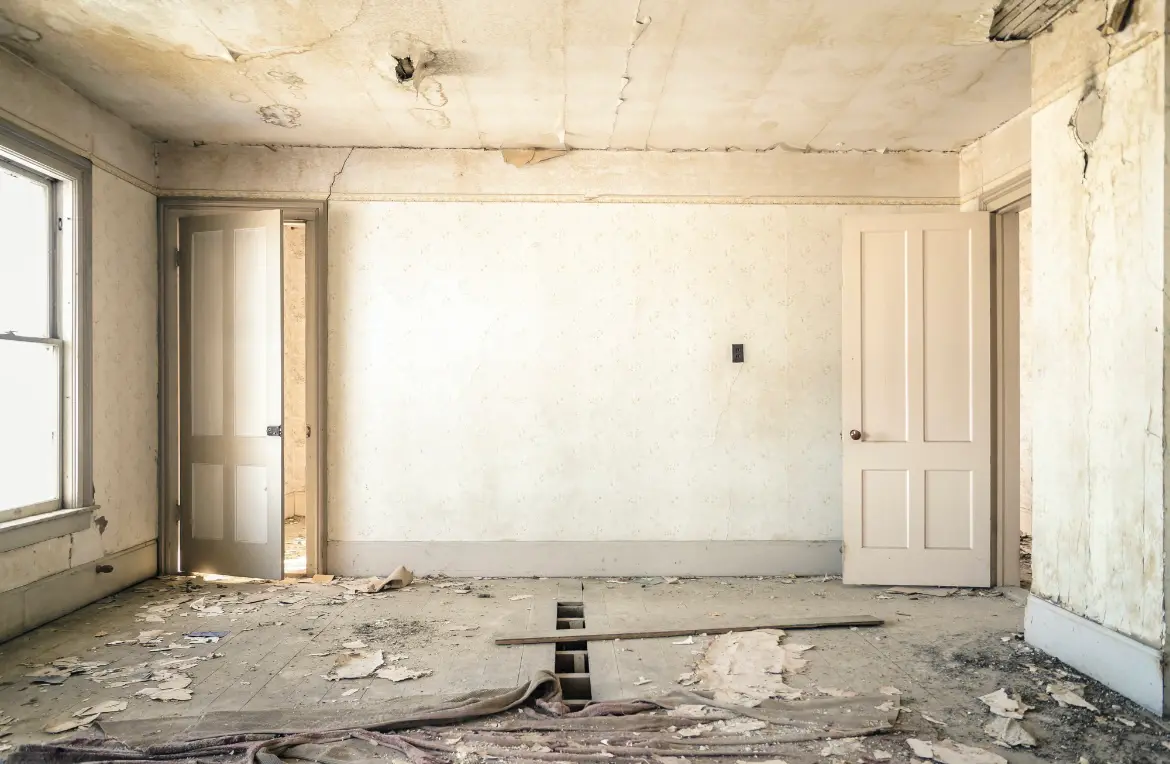 Waste disposal crew managing a cleanout project in Sixteen Mile Stand